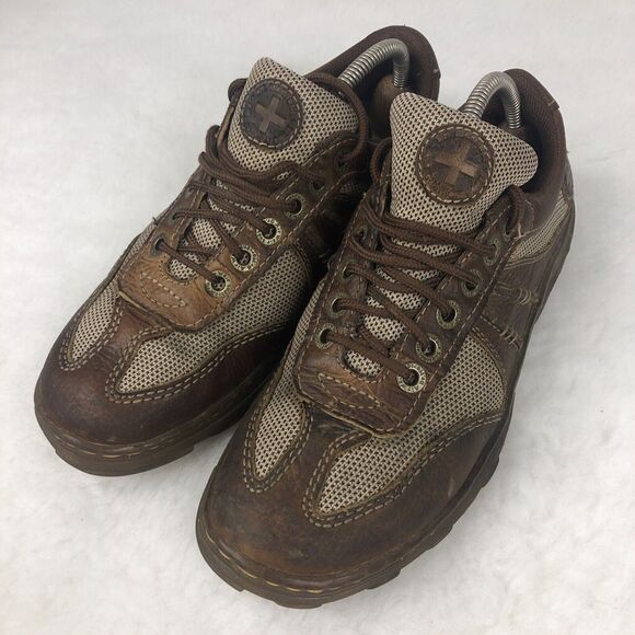 Dr. Martens Kurt Brown Leather Shoes Low Top  Men's Size 8M 9L - Picture 1 of 11